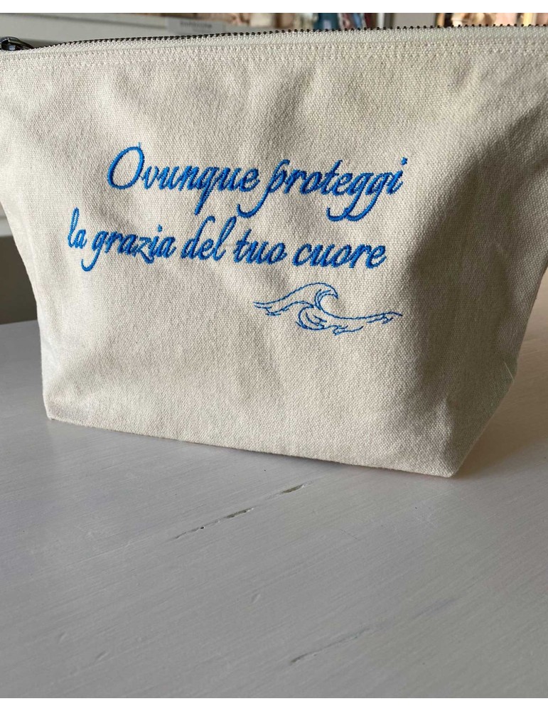 Pochette in cotone organico personalizzate - Taglia L