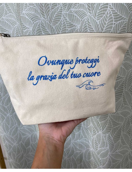 Pochette in cotone organico personalizzate - Taglia L