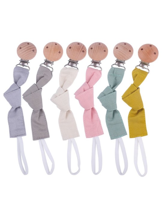 Catenella porta ciuccio cotton Personalizzabile